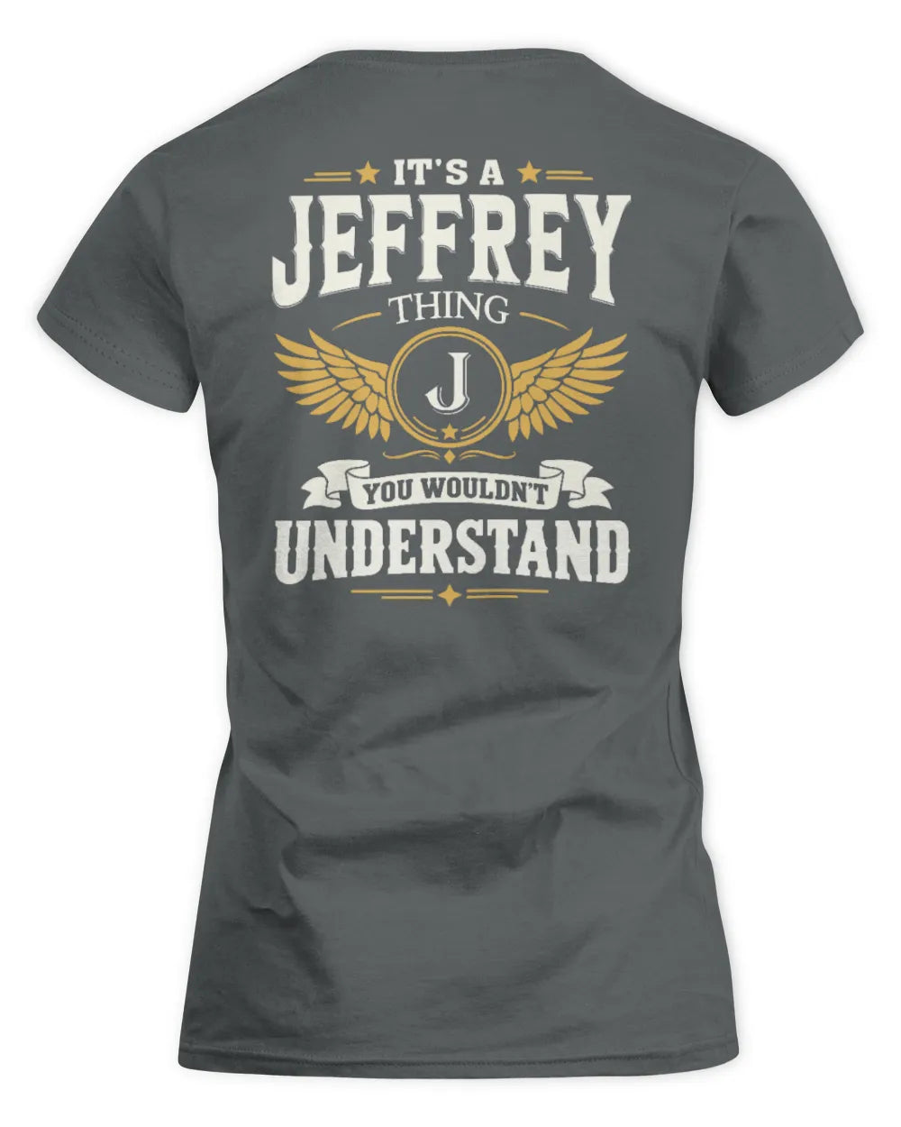 JEFFREY KT06-M008 It’s a [NAME] Thing – You Wouldn’t Understand | Personalized Vintage T-Shirt - Women's Standard T-Shirt - Charcoal