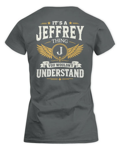 JEFFREY KT06-M008 It’s a [NAME] Thing – You Wouldn’t Understand | Personalized Vintage T-Shirt - Women's Standard T-Shirt - Charcoal