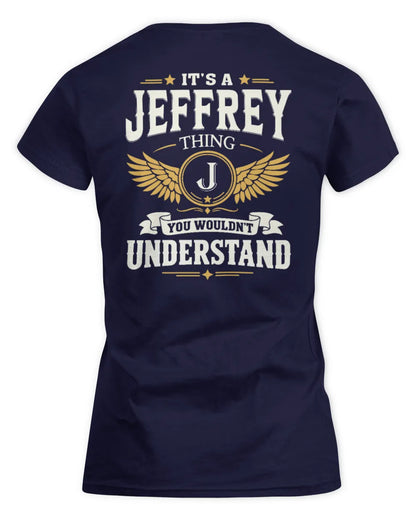 JEFFREY KT06-M008 It’s a [NAME] Thing – You Wouldn’t Understand | Personalized Vintage T-Shirt - Women's Standard T-Shirt - Navy