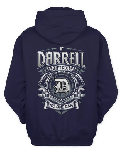 DARRELL AP81-K4-626 - Personalized Ahmed Quote Apparel “If Ahmed Can't Fix It, No One Can” - Unisex Hoodie - Navy