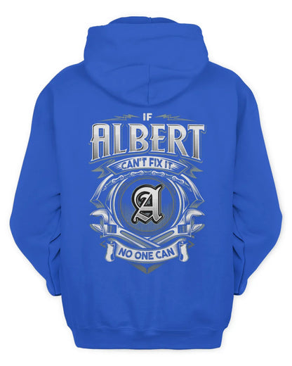 ALBERT AP81-K4-626 - Personalized Ahmed Quote Apparel “If Ahmed Can't Fix It, No One Can” - Unisex Hoodie - Royal