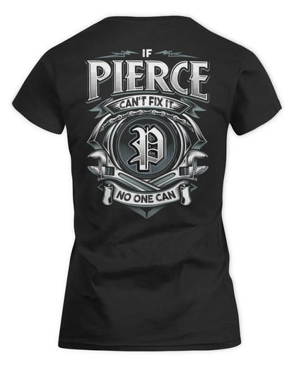 PIERCE AP81-K4-626 - Personalized Ahmed Quote Apparel “If Ahmed Can't Fix It, No One Can” - Women's Standard T-Shirt - Black