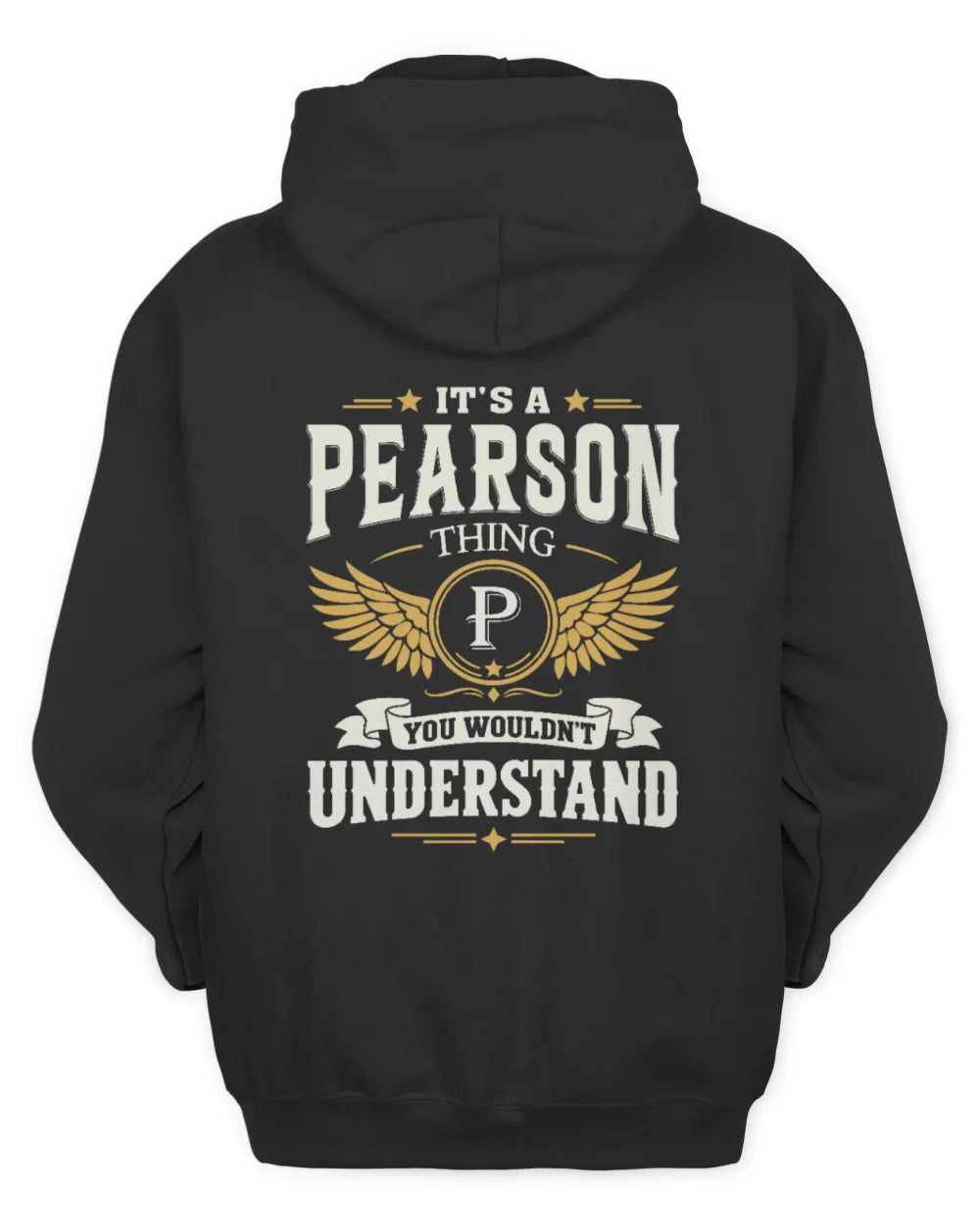 PEARSON KT06-M008 It’s a [NAME] Thing – You Wouldn’t Understand | Personalized Vintage T-Shirt - Unisex Hoodie - Black