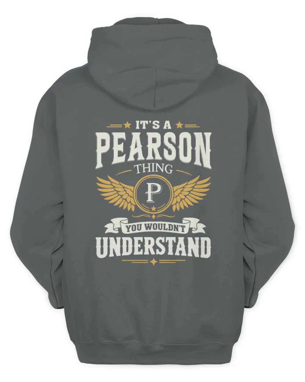 PEARSON KT06-M008 It’s a [NAME] Thing – You Wouldn’t Understand | Personalized Vintage T-Shirt - Unisex Hoodie - Charcoal