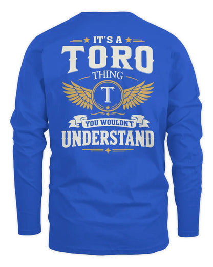 TORO KT06-M008 It’s a [NAME] Thing – You Wouldn’t Understand | Personalized Vintage T-Shirt - Men's Long Sleeved T-Shirt - Royal
