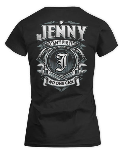 JENNY AP81-K4-626 - Personalized Ahmed Quote Apparel “If Ahmed Can't Fix It, No One Can” - Women's Standard T-Shirt - Black