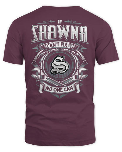 SHAWNA AP81-K4-626 - Personalized Ahmed Quote Apparel “If Ahmed Can't Fix It, No One Can” - Unisex Standard T-Shirt - Maroon