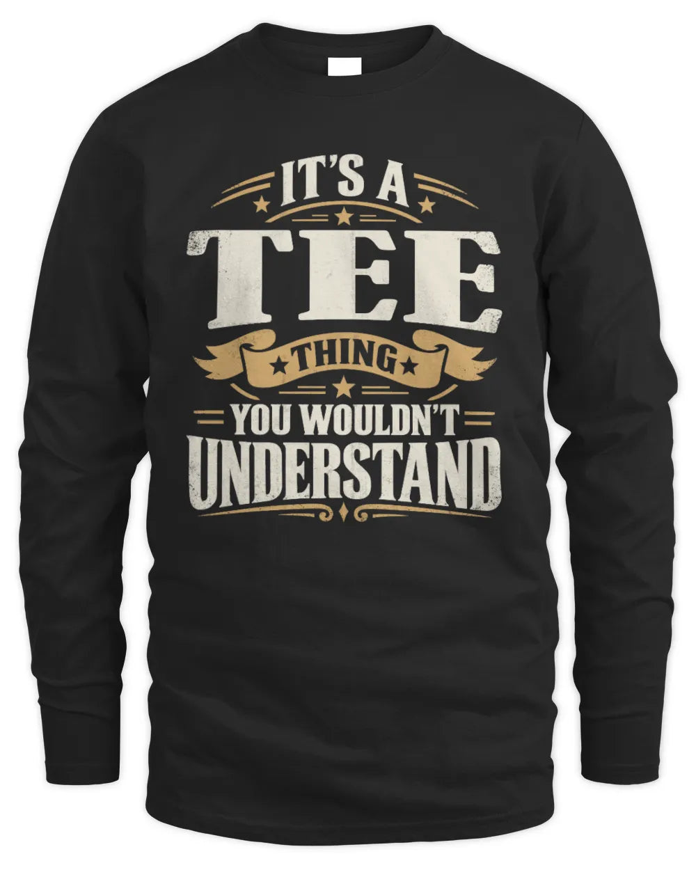 TEE P08 TH51 - Personalized “It’s a/an [NAME] Thing – You Wouldn’t Understand” Shirt - Men's Long Sleeved T-Shirt - Black