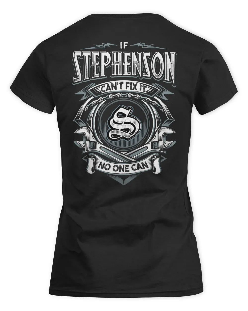STEPHENSON AP81-K4-626 - Personalized Ahmed Quote Apparel “If Ahmed Can't Fix It, No One Can” - Women's Standard T-Shirt - Black