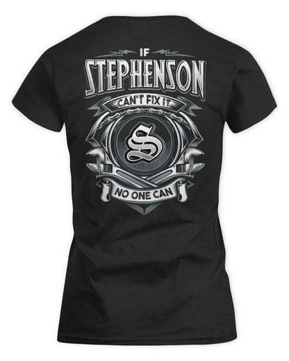 STEPHENSON AP81-K4-626 - Personalized Ahmed Quote Apparel “If Ahmed Can't Fix It, No One Can” - Women's Standard T-Shirt - Black
