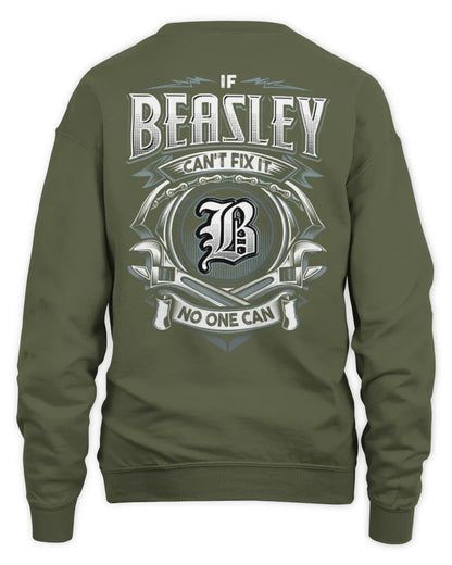 BEASLEY AP81-K4-626 - Personalized Ahmed Quote Apparel “If Ahmed Can't Fix It, No One Can” - Unisex Sweatshirt - Military Green