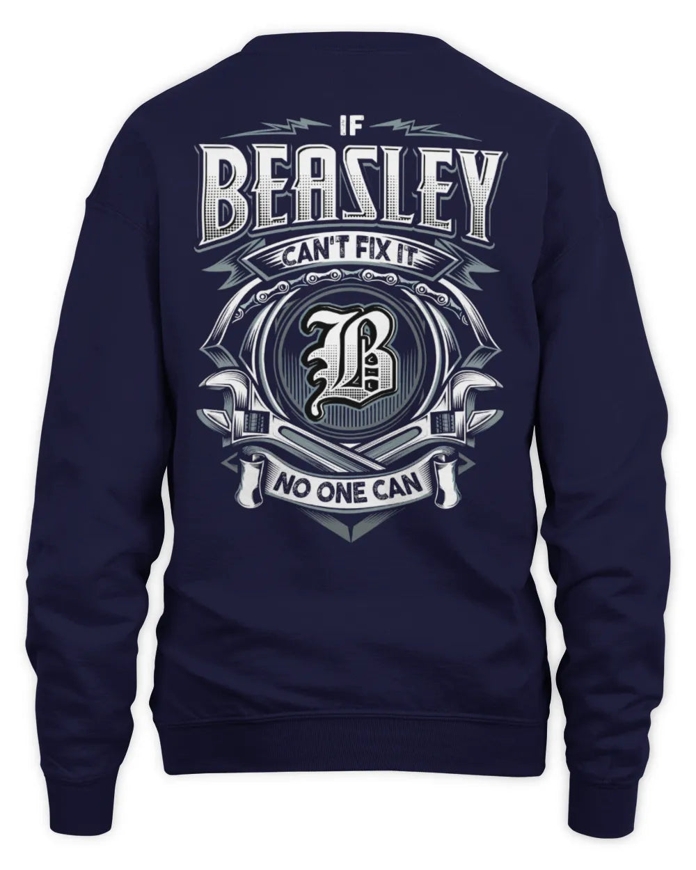 BEASLEY AP81-K4-626 - Personalized Ahmed Quote Apparel “If Ahmed Can't Fix It, No One Can” - Unisex Sweatshirt - Navy