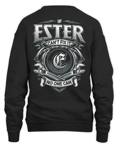 ESTER AP81-K4-626 - Personalized Ahmed Quote Apparel “If Ahmed Can't Fix It, No One Can” - Unisex Sweatshirt - Black