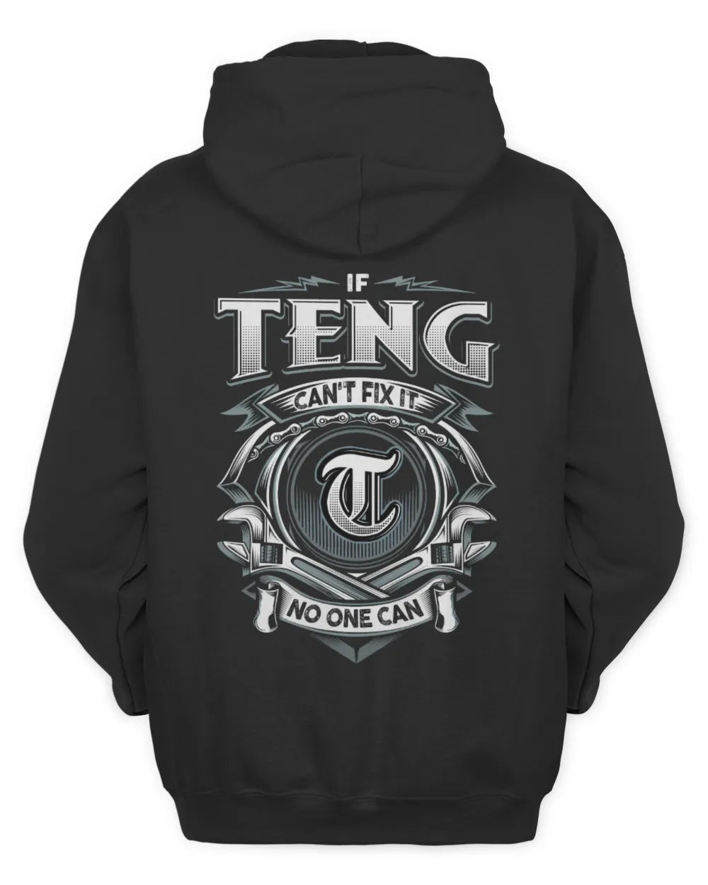 TENG AP81-K4-626 - Personalized Ahmed Quote Apparel “If Ahmed Can't Fix It, No One Can” - Unisex Hoodie - Black