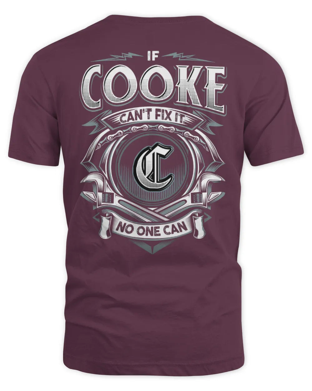 COOKE AP81-K4-626 - Personalized Ahmed Quote Apparel “If Ahmed Can't Fix It, No One Can” - Unisex Standard T-Shirt - Maroon