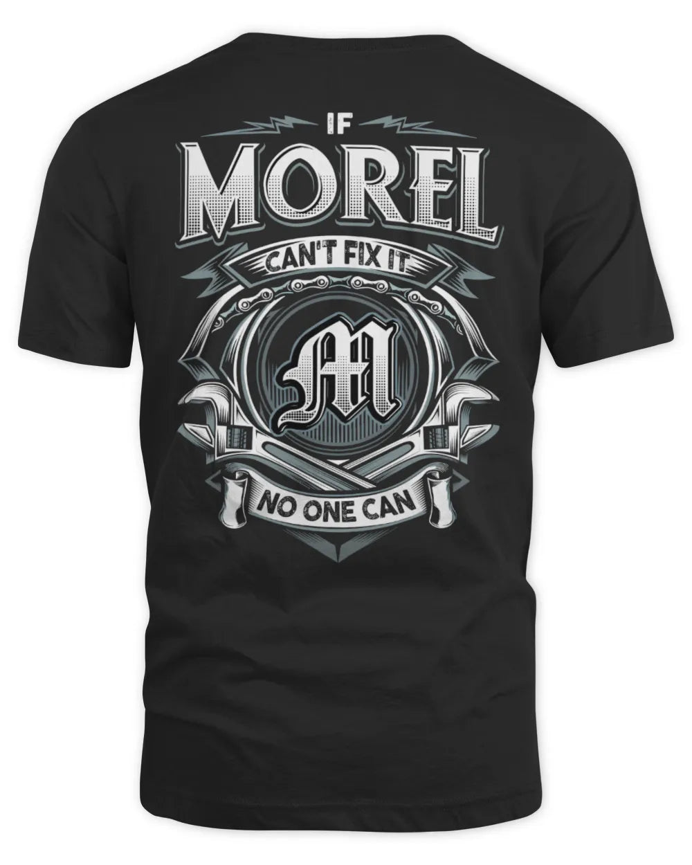 MOREL AP81-K4-626 - Personalized Ahmed Quote Apparel “If Ahmed Can't Fix It, No One Can” - Unisex Standard T-Shirt - Black