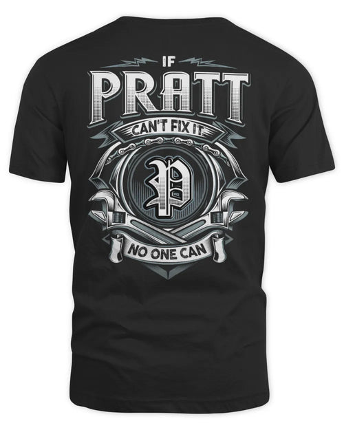 PRATT AP81-K4-626 - Personalized Ahmed Quote Apparel “If Ahmed Can't Fix It, No One Can” - Unisex Standard T-Shirt - Black