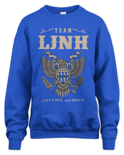 LJNH TP06-K82 – Personalized Classic Style Apparel “Team NAME Lifetime Member” - Unisex Sweatshirt - Royal