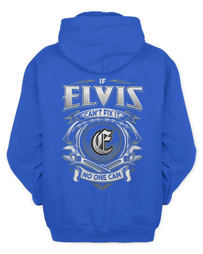 ELVIS AP81-K4-626 - Personalized Ahmed Quote Apparel “If Ahmed Can't Fix It, No One Can” - Unisex Hoodie - Royal