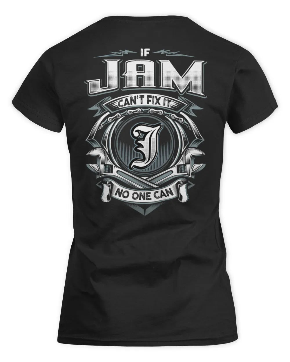 JAM AP81-K4-626 - Personalized Ahmed Quote Apparel “If Ahmed Can't Fix It, No One Can” - Women's Standard T-Shirt - Black