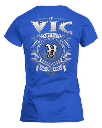 VIC AP81-K4-626 - Personalized Ahmed Quote Apparel “If Ahmed Can't Fix It, No One Can” - Women's Standard T-Shirt - Royal