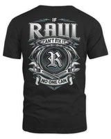 RAUL AP81-K4-626 - Personalized Ahmed Quote Apparel “If Ahmed Can't Fix It, No One Can” - Unisex Standard T-Shirt - Black