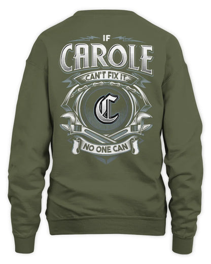 CAROLE AP81-K4-626 - Personalized Ahmed Quote Apparel “If Ahmed Can't Fix It, No One Can” - Unisex Sweatshirt - Military Green