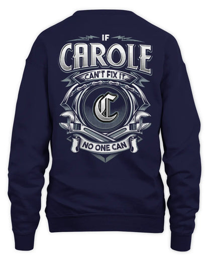 CAROLE AP81-K4-626 - Personalized Ahmed Quote Apparel “If Ahmed Can't Fix It, No One Can” - Unisex Sweatshirt - Navy