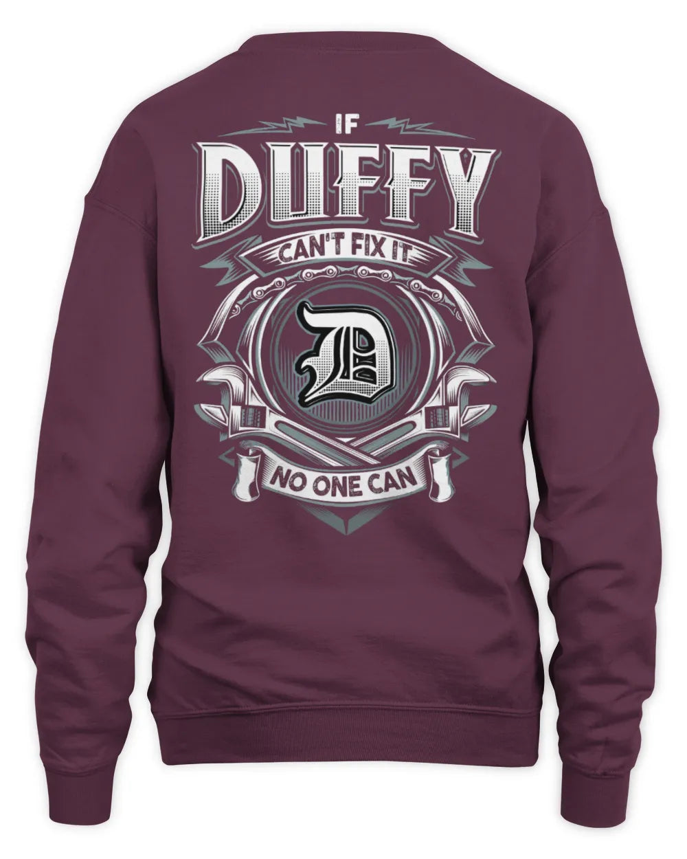 DUFFY AP81-K4-626 - Personalized Ahmed Quote Apparel “If Ahmed Can't Fix It, No One Can” - Unisex Sweatshirt - Maroon