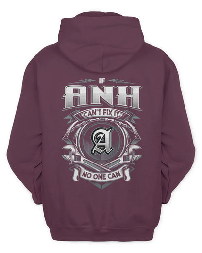 ANH AP81-K4-626 - Personalized Ahmed Quote Apparel “If Ahmed Can't Fix It, No One Can” - Unisex Hoodie - Maroon