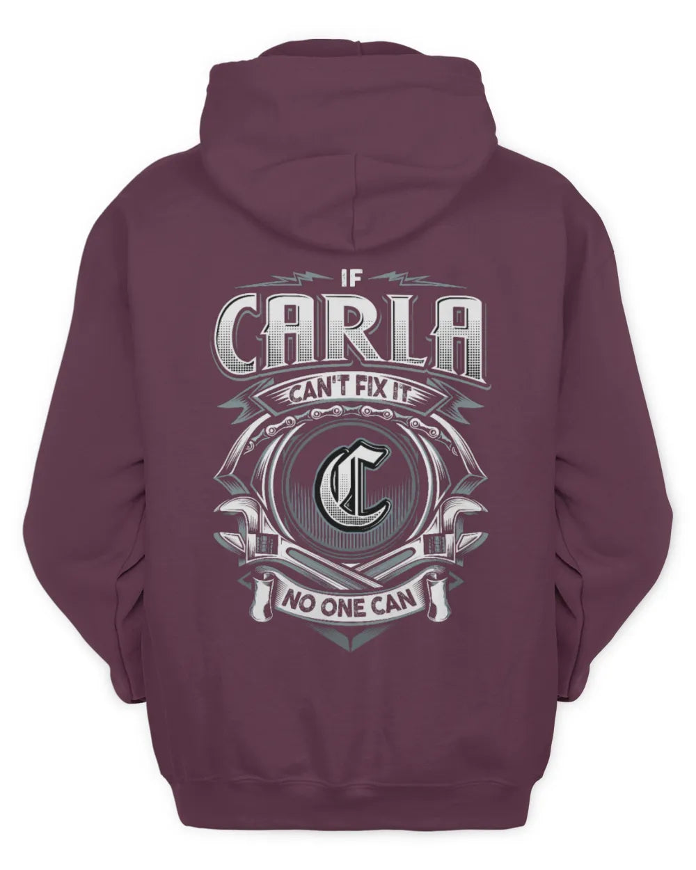 CARLA AP81-K4-626 - Personalized Ahmed Quote Apparel “If Ahmed Can't Fix It, No One Can” - Unisex Hoodie - Maroon