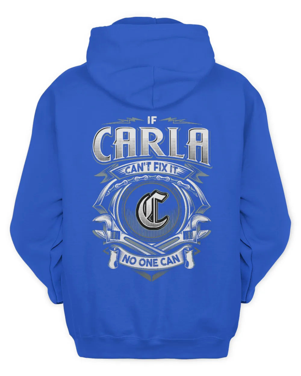 CARLA AP81-K4-626 - Personalized Ahmed Quote Apparel “If Ahmed Can't Fix It, No One Can” - Unisex Hoodie - Royal