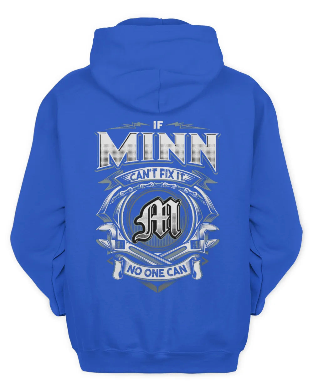 MINN AP81-K4-626 - Personalized Ahmed Quote Apparel “If Ahmed Can't Fix It, No One Can” - Unisex Hoodie - Royal