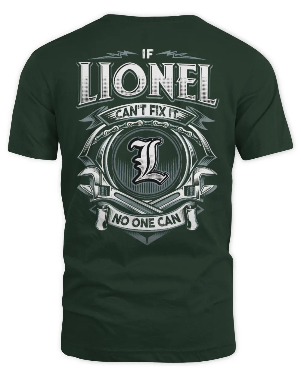 LIONEL AP81-K4-626 - Personalized Ahmed Quote Apparel “If Ahmed Can't Fix It, No One Can” - Unisex Standard T-Shirt - Forest Green