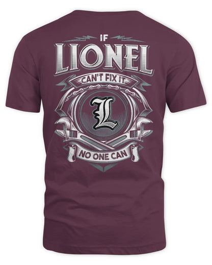 LIONEL AP81-K4-626 - Personalized Ahmed Quote Apparel “If Ahmed Can't Fix It, No One Can” - Unisex Standard T-Shirt - Maroon