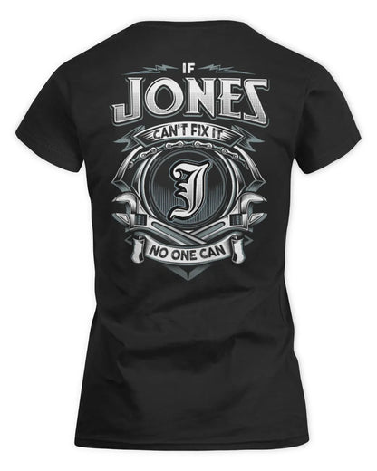 JONES AP81-K4-626 - Personalized Ahmed Quote Apparel “If Ahmed Can't Fix It, No One Can” - Women's Standard T-Shirt - Black