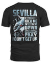 SEVILLA AP62-K4-666 - Personalized Fierce Wolf Quote Apparel “If You Kick Me When I’m Down, You Better Pray I Don’t Get Up”