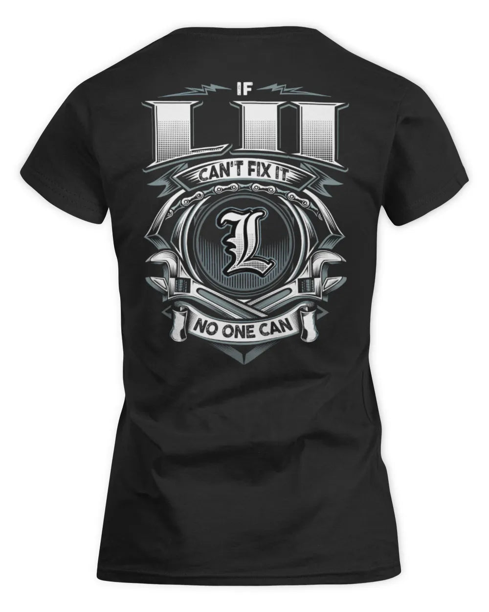 LII AP81-K4-626 - Personalized Ahmed Quote Apparel “If Ahmed Can't Fix It, No One Can” - Women's Standard T-Shirt - Black