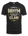 BRHYM NT1-K008 Cross A/An NAME, You Deal With the Whole Clan | Personalized Vintage T-Shirt