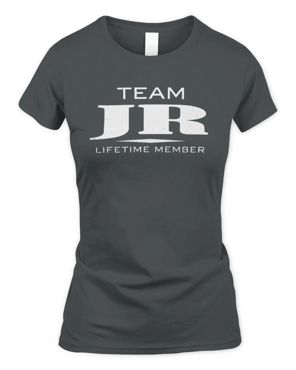JR BL62-K4-128 - Personalized “Team NAME Lifetime Member” - Women's Standard T-Shirt - Charcoal