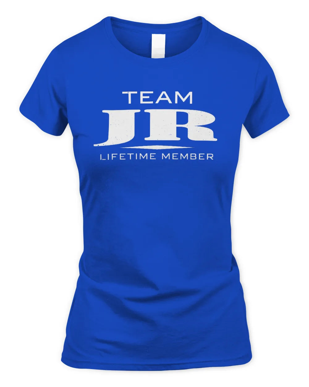 JR BL62-K4-128 - Personalized “Team NAME Lifetime Member” - Women's Standard T-Shirt - Royal