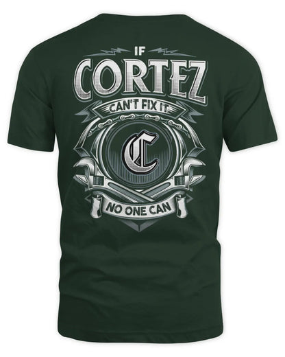CORTEZ AP81-K4-626 - Personalized Ahmed Quote Apparel “If Ahmed Can't Fix It, No One Can” - Unisex Standard T-Shirt - Forest Green