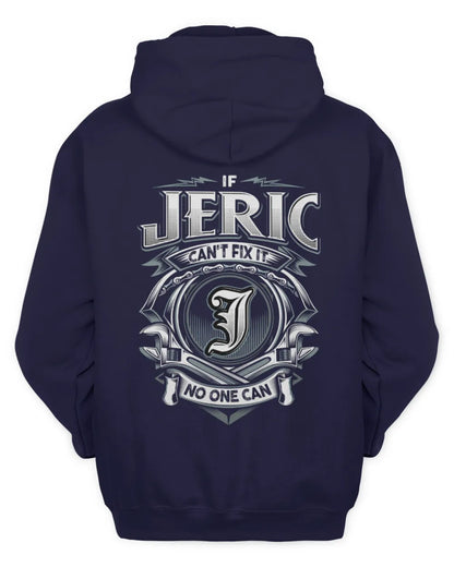 JERIC AP81-K4-626 - Personalized Ahmed Quote Apparel “If Ahmed Can't Fix It, No One Can” - Unisex Hoodie - Navy