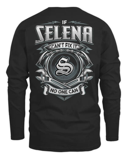 SELENA AP81-K4-626 - Personalized Ahmed Quote Apparel “If Ahmed Can't Fix It, No One Can” - Men's Long Sleeved T-Shirt - Black