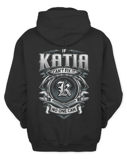 KATIA AP81-K4-626 - Personalized Ahmed Quote Apparel “If Ahmed Can't Fix It, No One Can” - Unisex Hoodie - Black