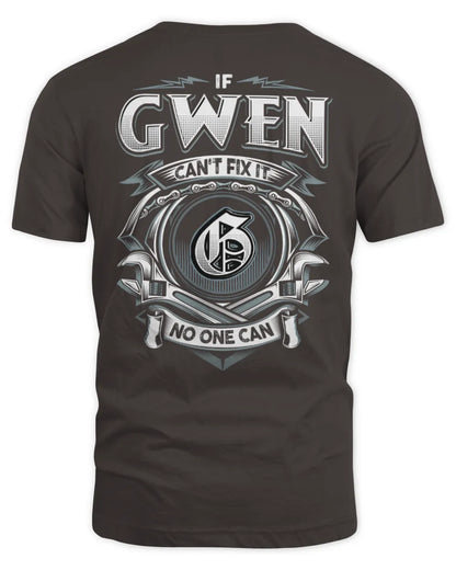 GWEN AP81-K4-626 - Personalized Ahmed Quote Apparel “If Ahmed Can't Fix It, No One Can” - Unisex Standard T-Shirt - Dark Chocolate