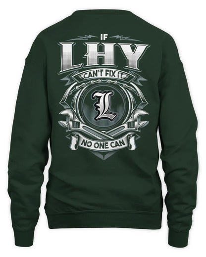 LHY AP81-K4-626 - Personalized Ahmed Quote Apparel “If Ahmed Can't Fix It, No One Can” - Unisex Sweatshirt - Forest Green
