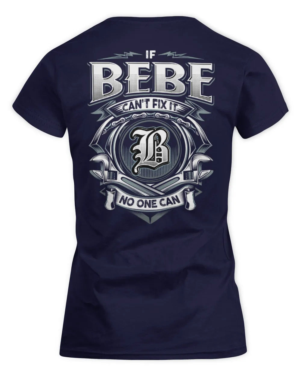 BEBE AP81-K4-626 - Personalized Ahmed Quote Apparel “If Ahmed Can't Fix It, No One Can” - Women's Standard T-Shirt - Navy