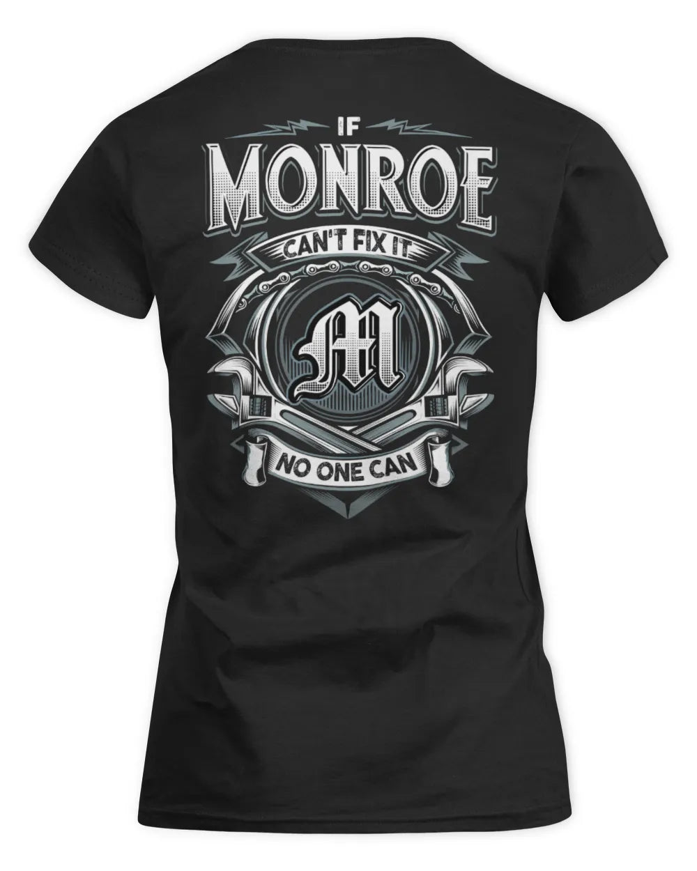 MONROE AP81-K4-626 - Personalized Ahmed Quote Apparel “If Ahmed Can't Fix It, No One Can” - Women's Standard T-Shirt - Black