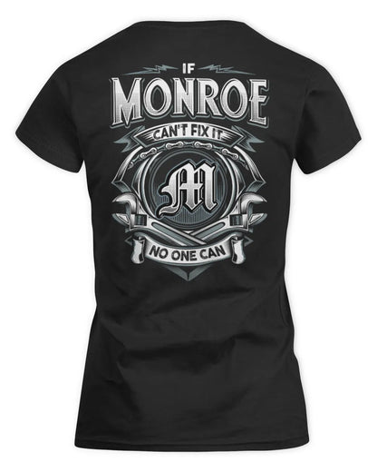 MONROE AP81-K4-626 - Personalized Ahmed Quote Apparel “If Ahmed Can't Fix It, No One Can” - Women's Standard T-Shirt - Black